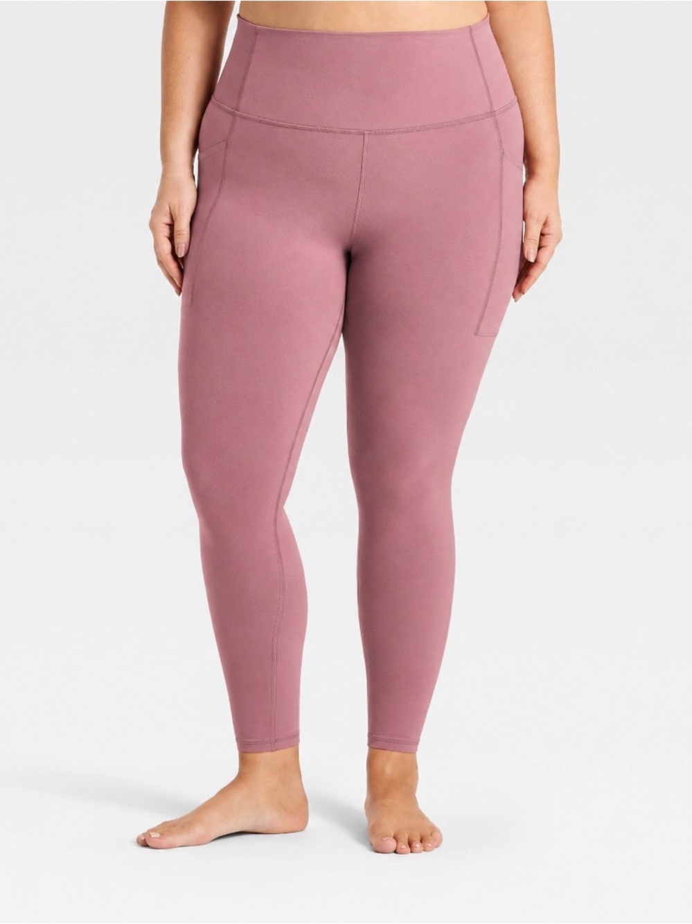 All in Motion Mauve High Waisted Pocket Leggings XXL